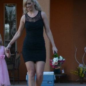 Black cocktail dress